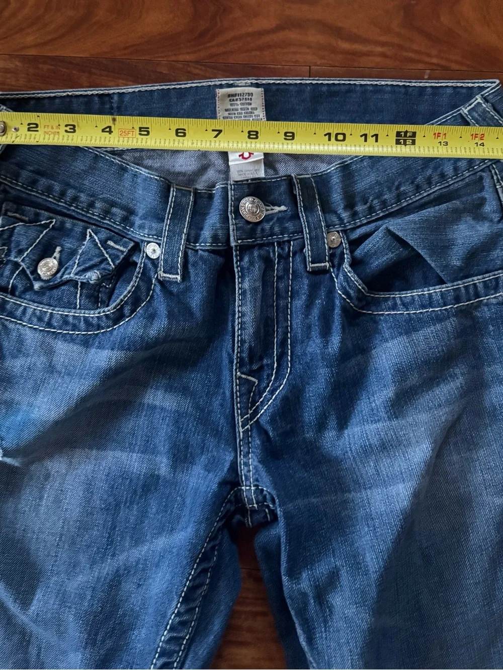 Vintage Joey True Religion Straight Jeans - Indigo Blue Wash